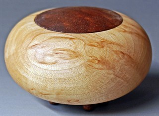 Flower wood turning by Paul Petrie