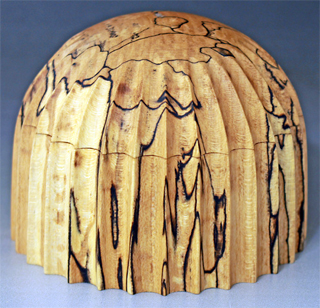 Flower wood turning by Paul Petrie