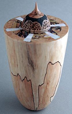 Flower wood turning by Paul Petrie