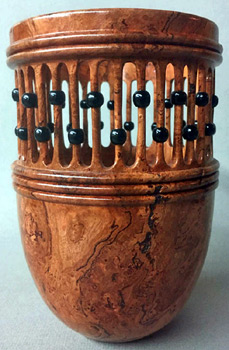Flower wood turning by Paul Petrie