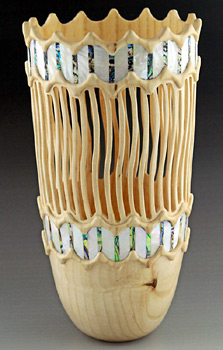 Flower wood turning by Paul Petrie