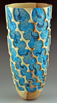 Flower wood turning by Paul Petrie