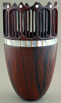 Flower wood turning by Paul Petrie