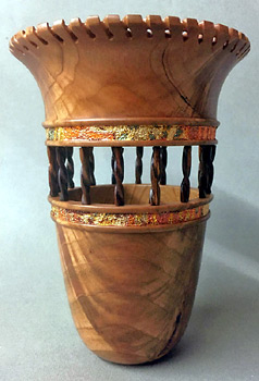 Flower wood turning by Paul Petrie
