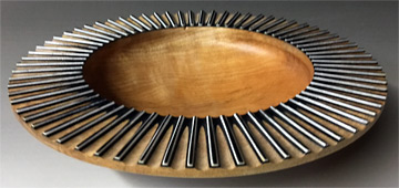 Flower wood turning by Paul Petrie