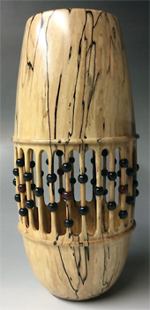 Flower wood turning by Paul Petrie
